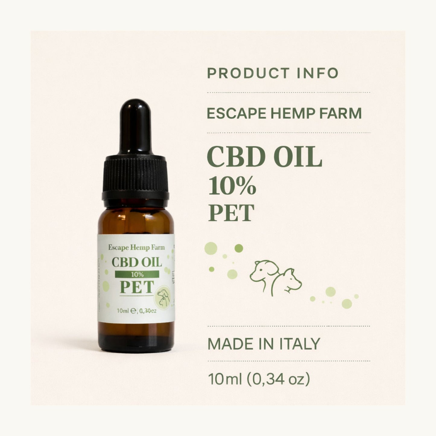 Olio CBD 10% PET – Escape Hemp Farm