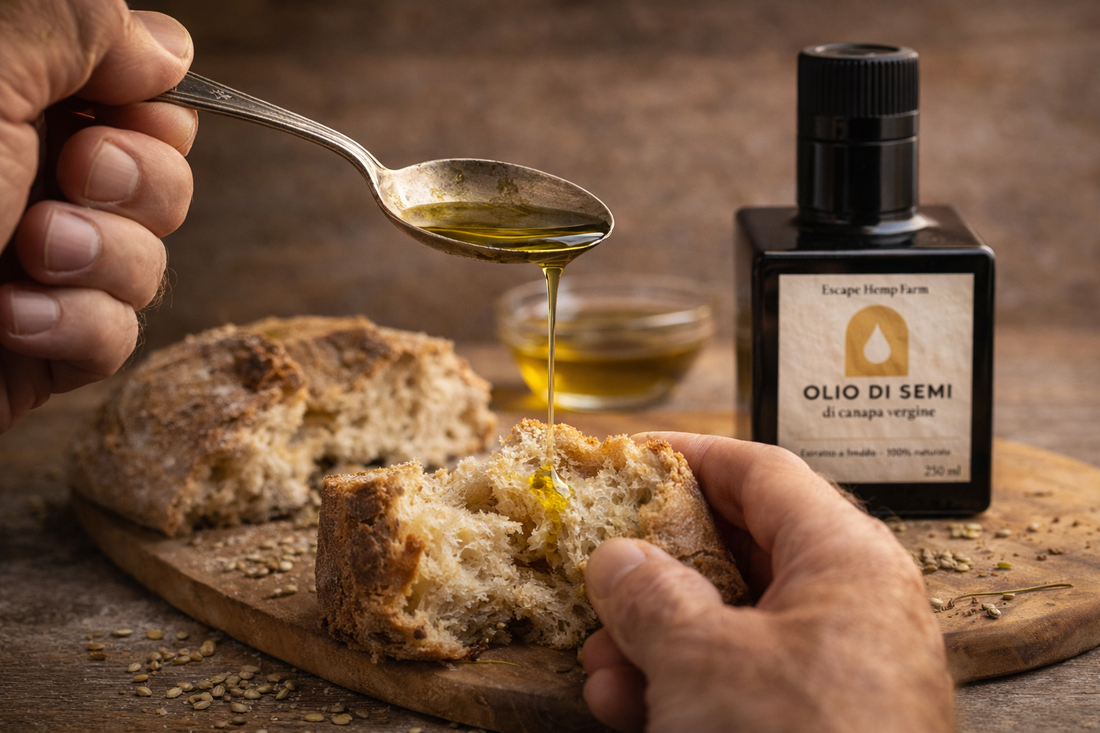 Olio di semi di canapa: un gesto semplice per ritrovare equilibrio