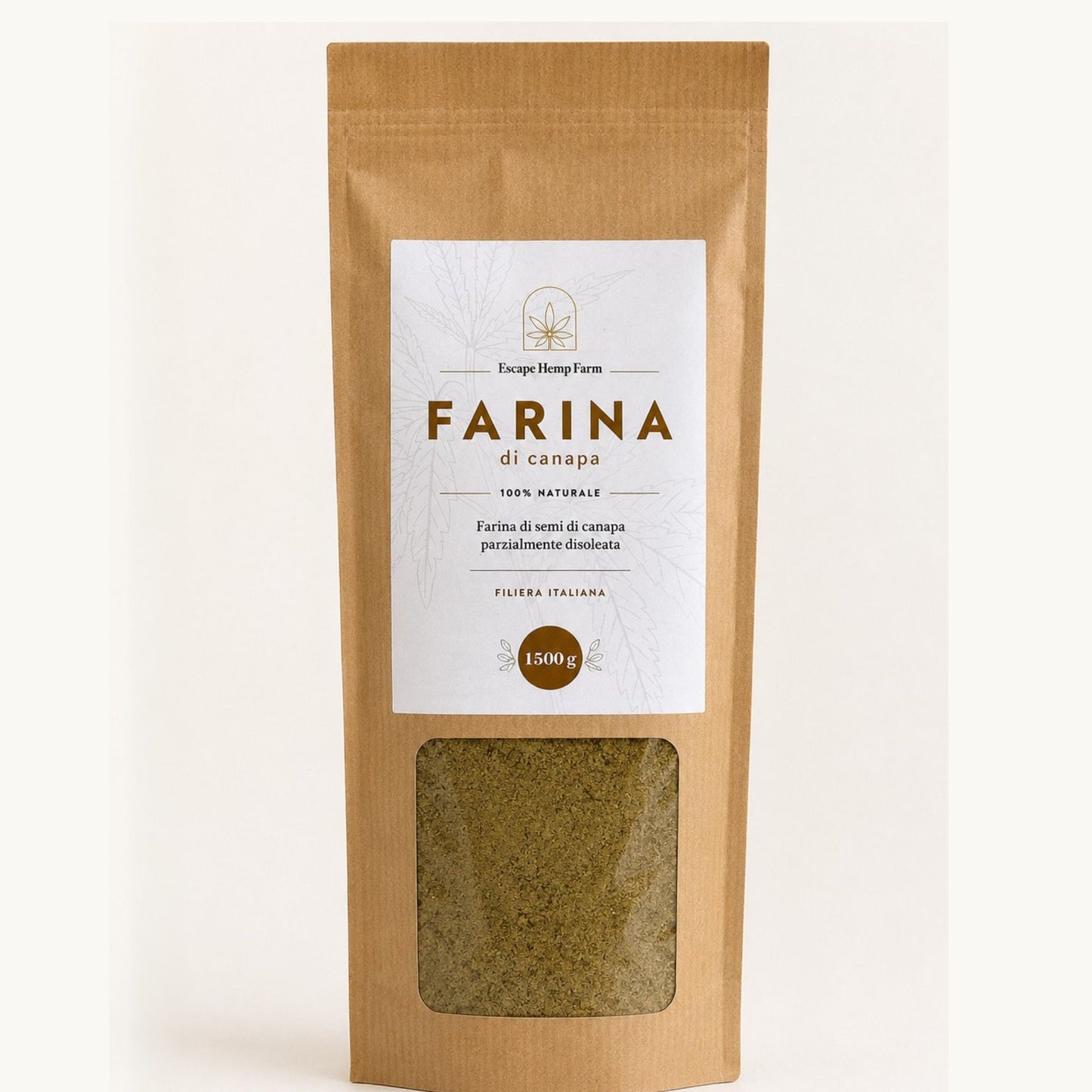 Farina Integrale di Semi di Canapa 1.5kg – Escape Hemp Farm
