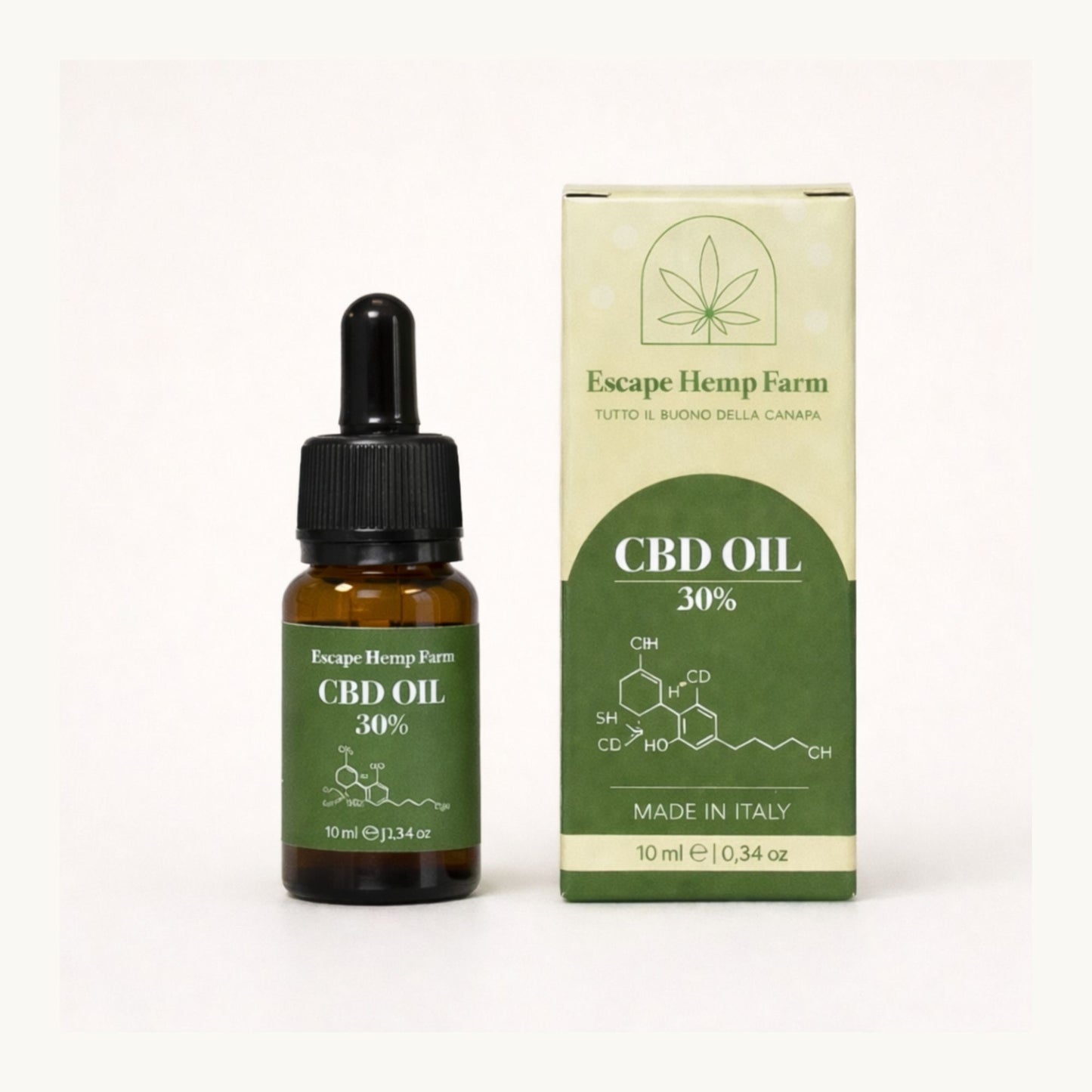 Olio CBD 30% MCT – Escape Hemp Farm