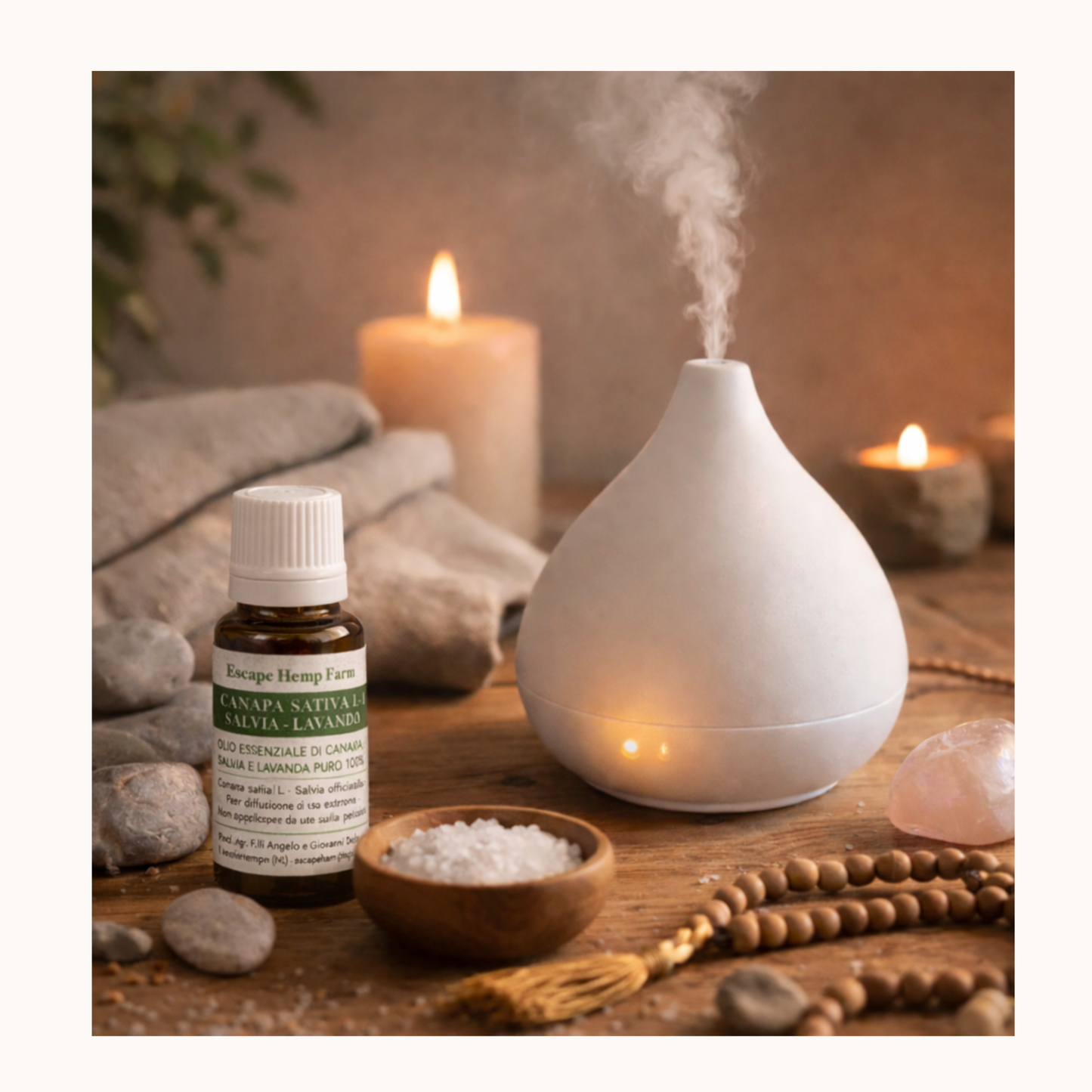 Olio Essenziale di Canapa, Salvia e Lavanda – Escape Hemp Farm