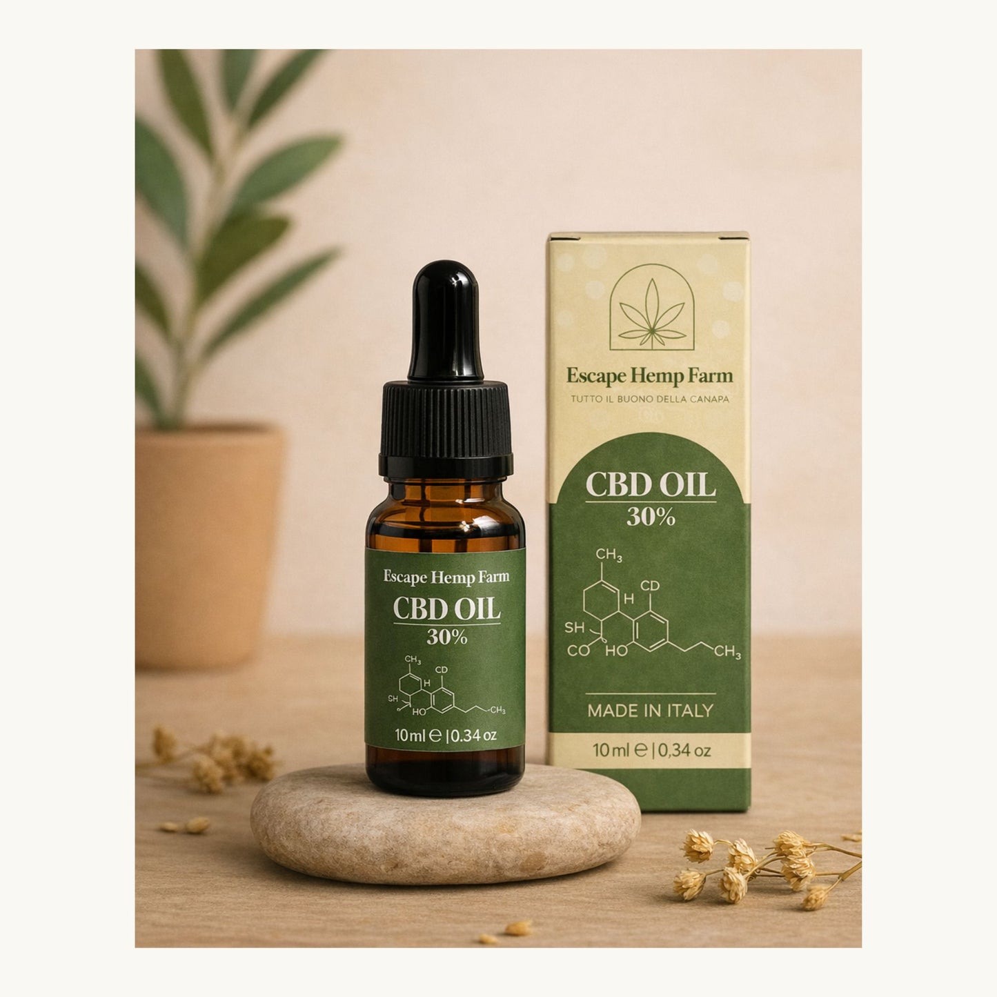 Olio CBD 30% MCT – Escape Hemp Farm