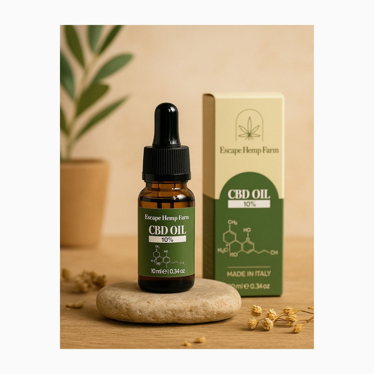 Olio CBD 10% MCT – Escape Hemp Farm