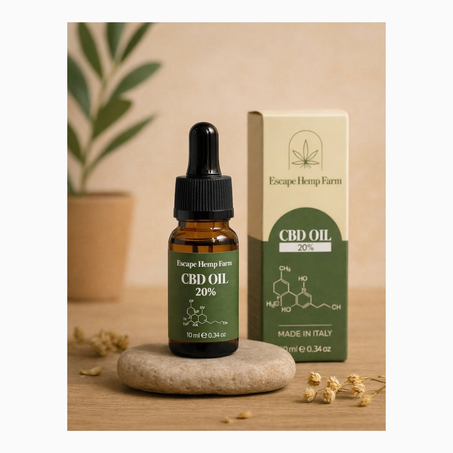 Olio CBD 20% MCT – Escape Hemp Farm