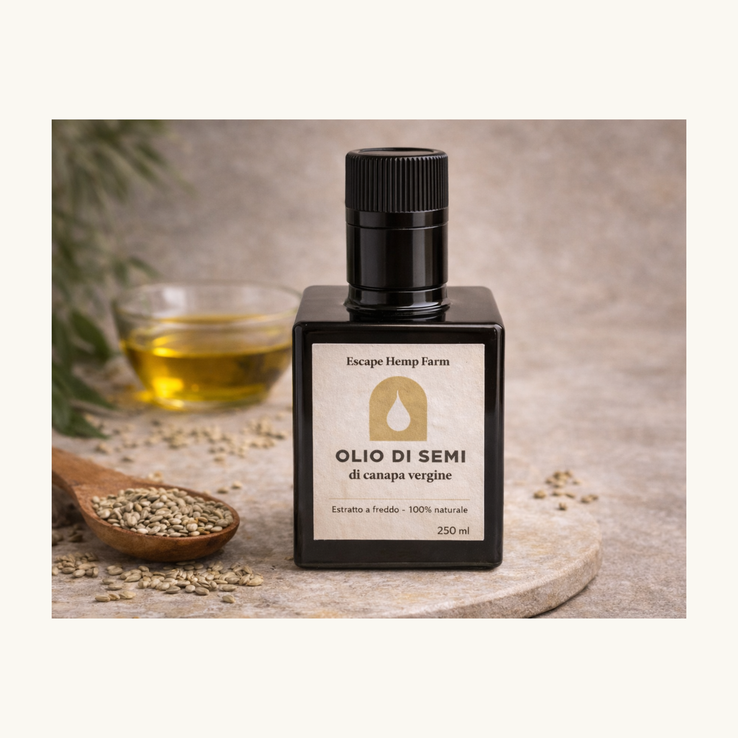 Olio di Semi di Canapa Vergine – Escape Hemp Farm