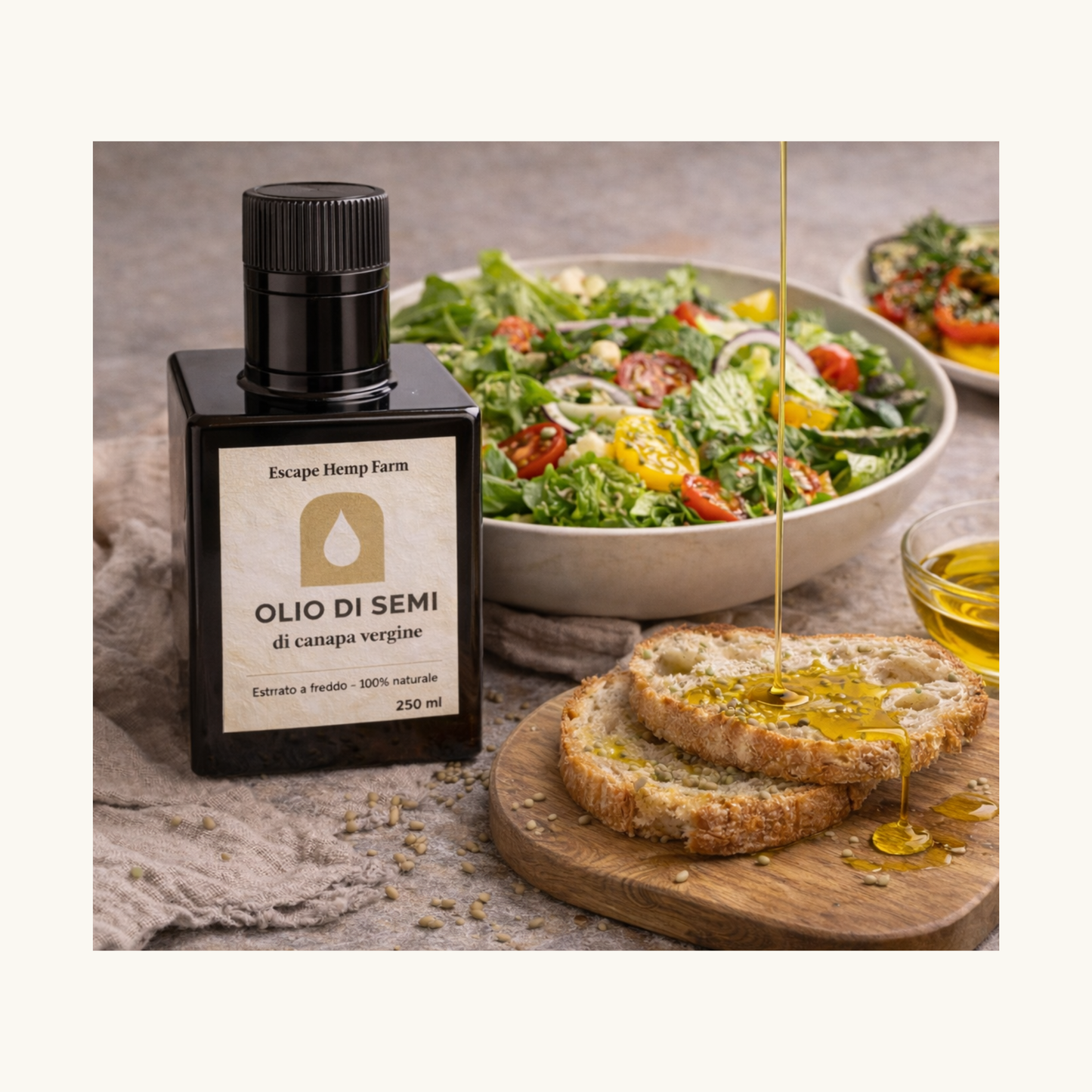 Olio di Semi di Canapa Vergine – Escape Hemp Farm